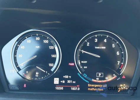 2019 BMW X1 xDrive28I z USA, uszkodzony, nr VIN WBXHT3C55K5N15006